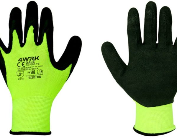 Poliészter munkakesztyű porózus latex bevonattal GALE YB