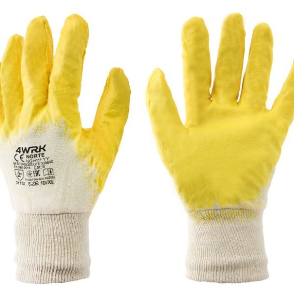 NORTE YY kesztyű pamut/nitril