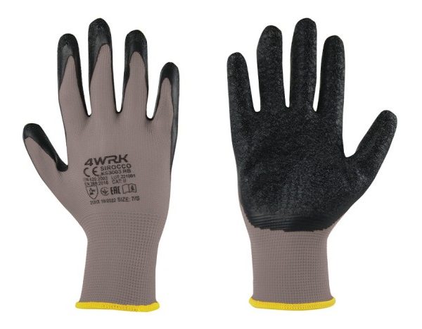 Poliészter munkakesztyű porózus latex bevonattal SIROCCO KS3003 GB